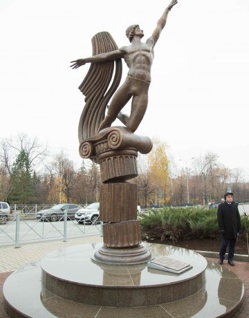 Unveiling of the Monument to Rudolf Nureyev in Kazan